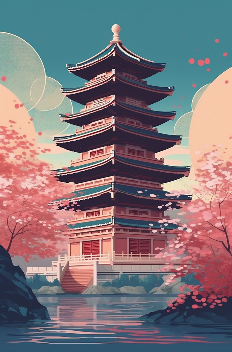 宫殿建筑天坛祈年殿中国文化插画图背景图,插画/手绘图,插画/手绘图库,插画/手绘图下载,插画/手绘